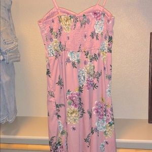 Floral Pink Romper/Dress